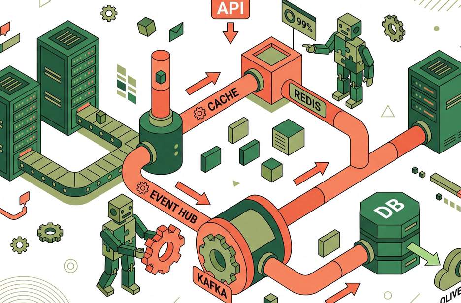 올리브영 테크블로그 포스팅 올영매장은 MSA 환경에서 흩어진 도메인 데이터를 어떻게 연동했을까?