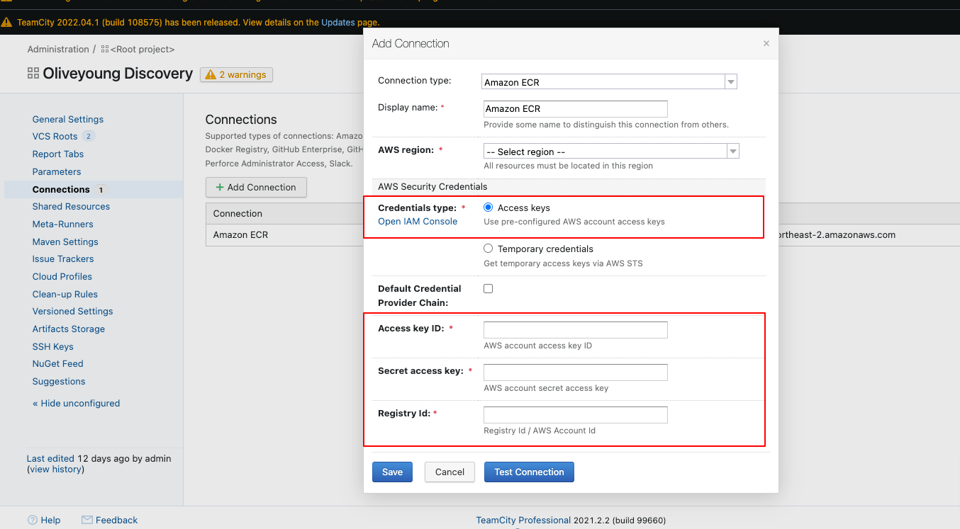 AWS ECR Repository Connection 2