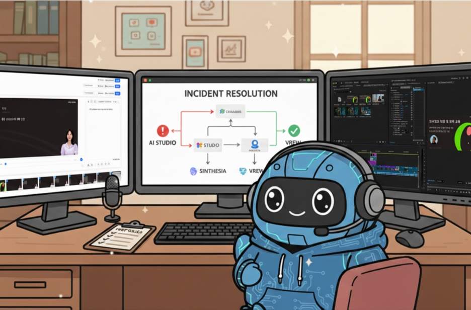 올리브영 테크블로그 포스팅 QA 엔지니어가 AI로 만든 교육 영상, 25분짜리 인시던트 가이드 탄생기