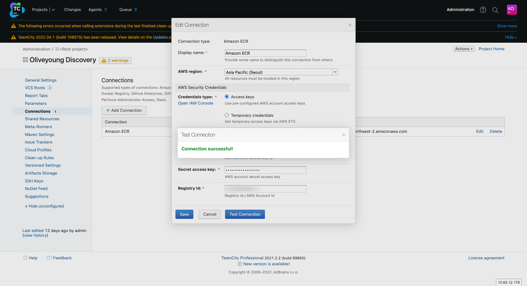 AWS ECR Repository Connection 3