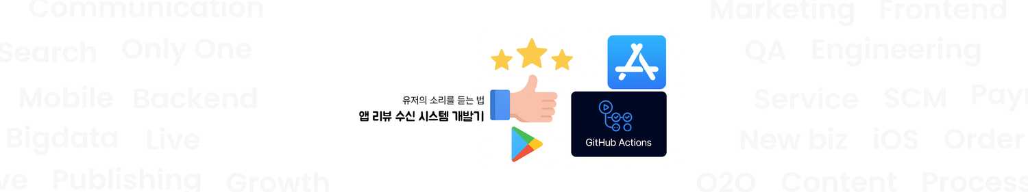 올리브영 테크블로그 포스팅 유저의 소리를 듣는 법: 앱 리뷰 수신 시스템 개발기