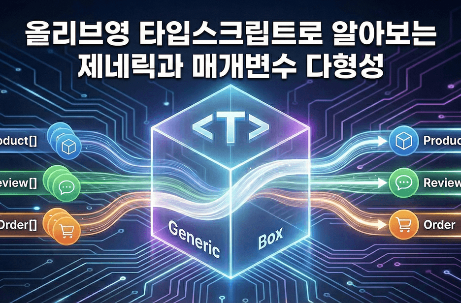 올리브영 테크블로그 포스팅 올리브영 타입스크립트로 알아보는 제네릭과 매개변수 다형성